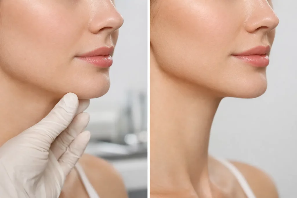 Jawline Filler Before and After: What to Expect